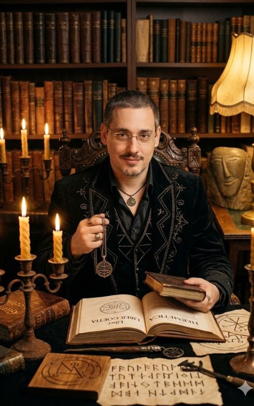 La storia di Orazio Ritualista Orazio Sensitivo con amuleto